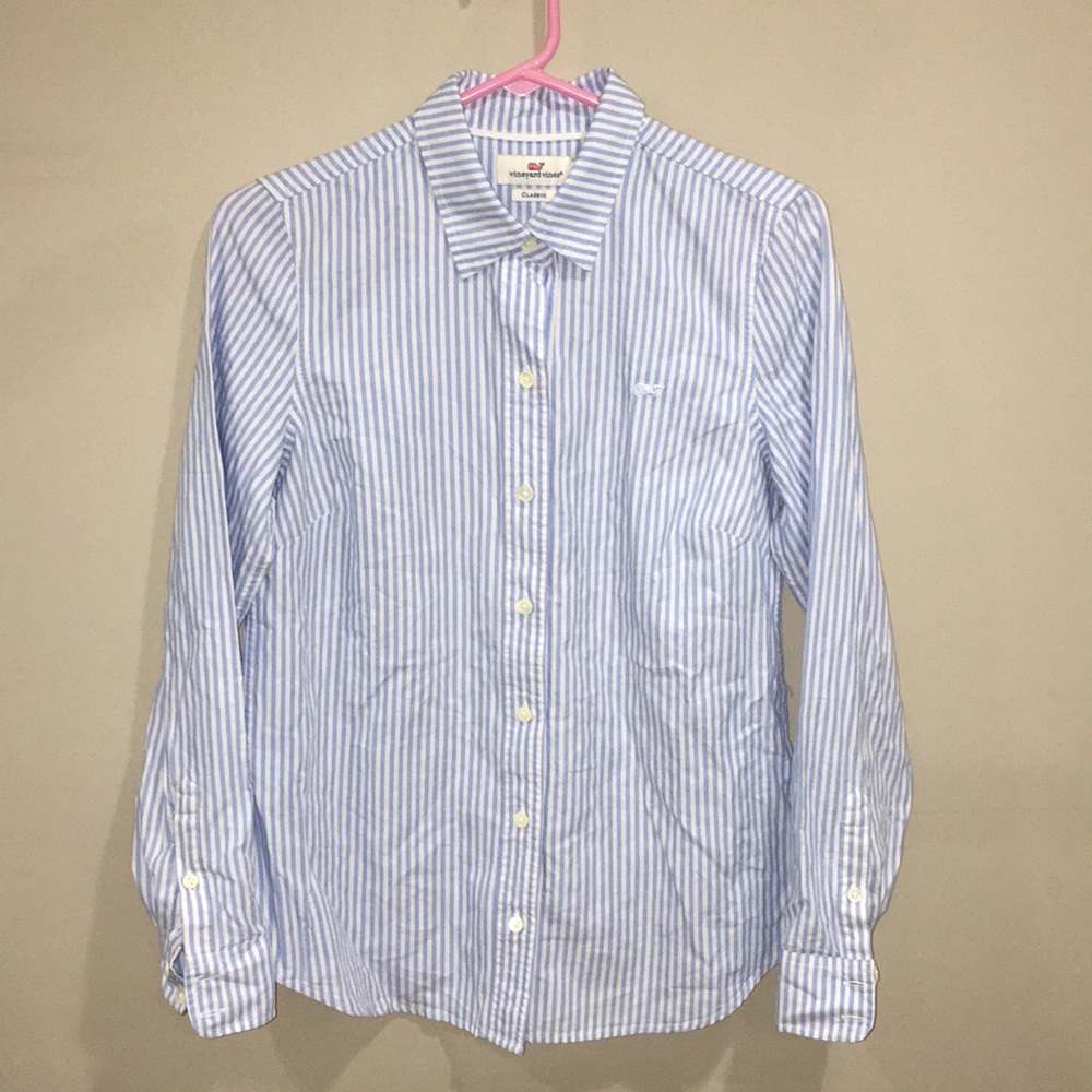 LADIES VINEYARD VINES WHALE SHIRT - Picture 1 of 6
